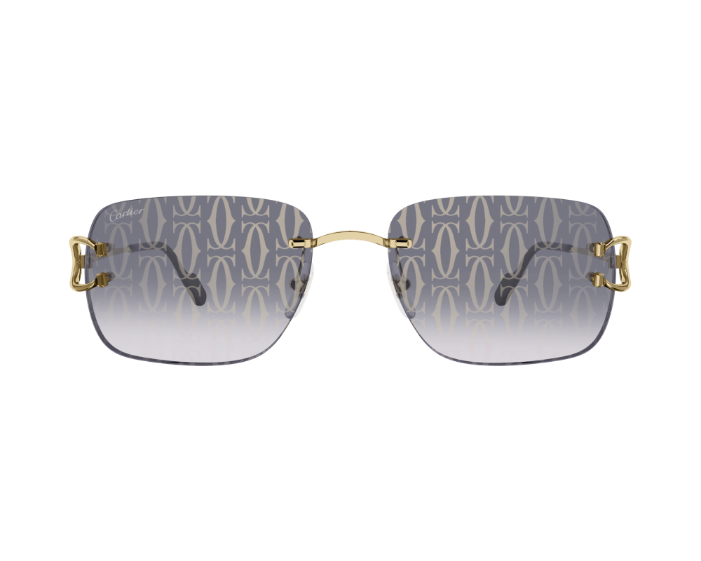 Cartier CT0330S gris et or