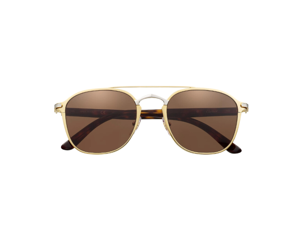 Cartier CT0012S Or et écaille