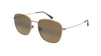 Lunettes de soleil Maui Jim Olali Af – coloris Doré clair brillant avec vert-gris