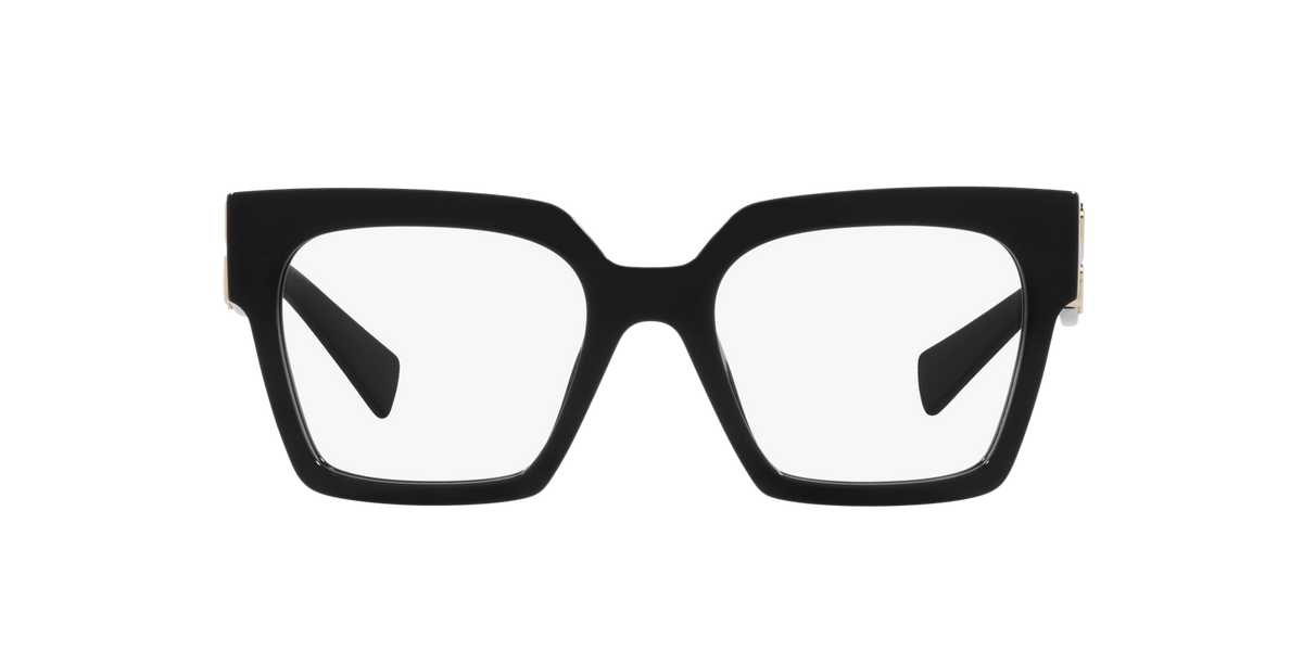 Miu Miu MU 04UV – Noir 1AB1O1 – Vue de face