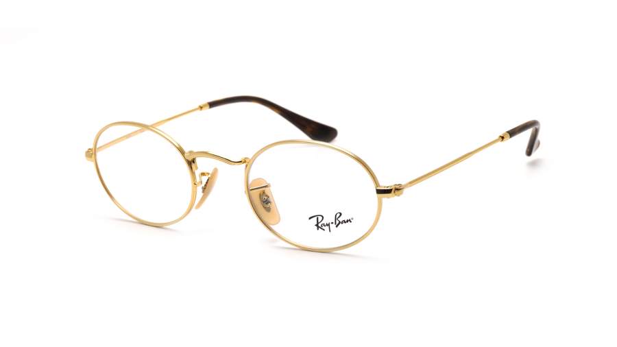 Lunettes de vue Ray-Ban Oval RX3547V RB3547V 2500 48-21 Or