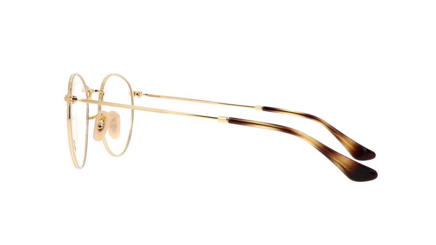 Lunettes de vue Ray-Ban Round metal Optics RX3447V RB3447V 2500 50-21 Or