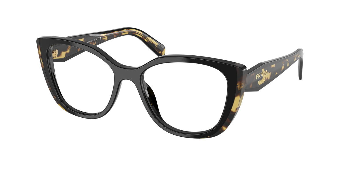 Prada PR B04V – Noir / Écaille de tortue moyenne 3891O1