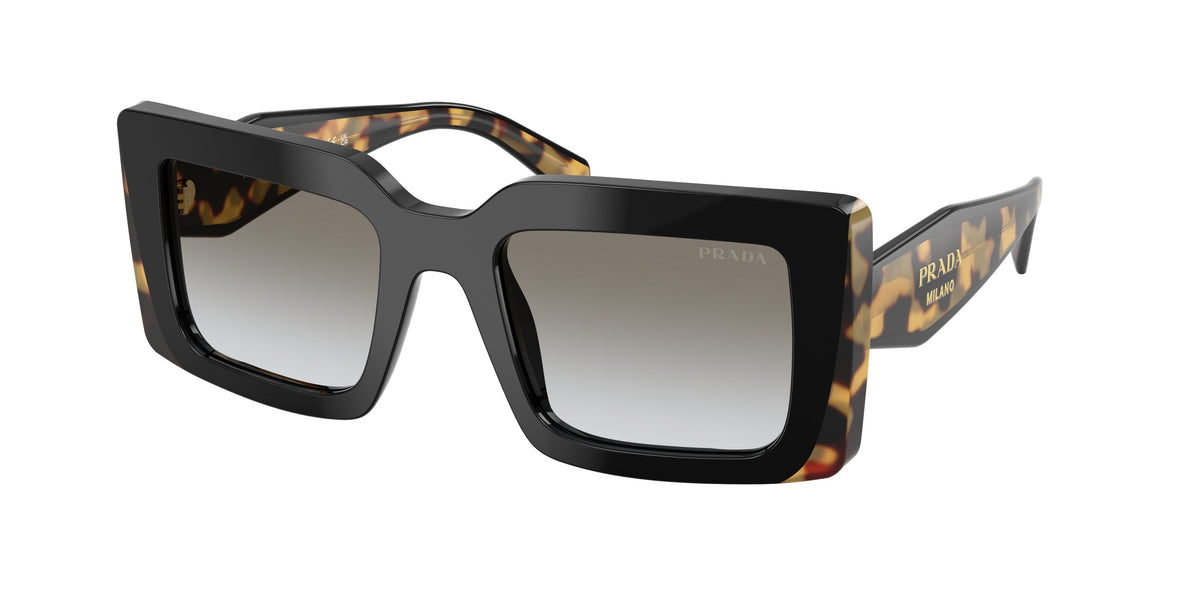Prada PR D01S – Noir / écaille de tortue moyenne 0CD80L