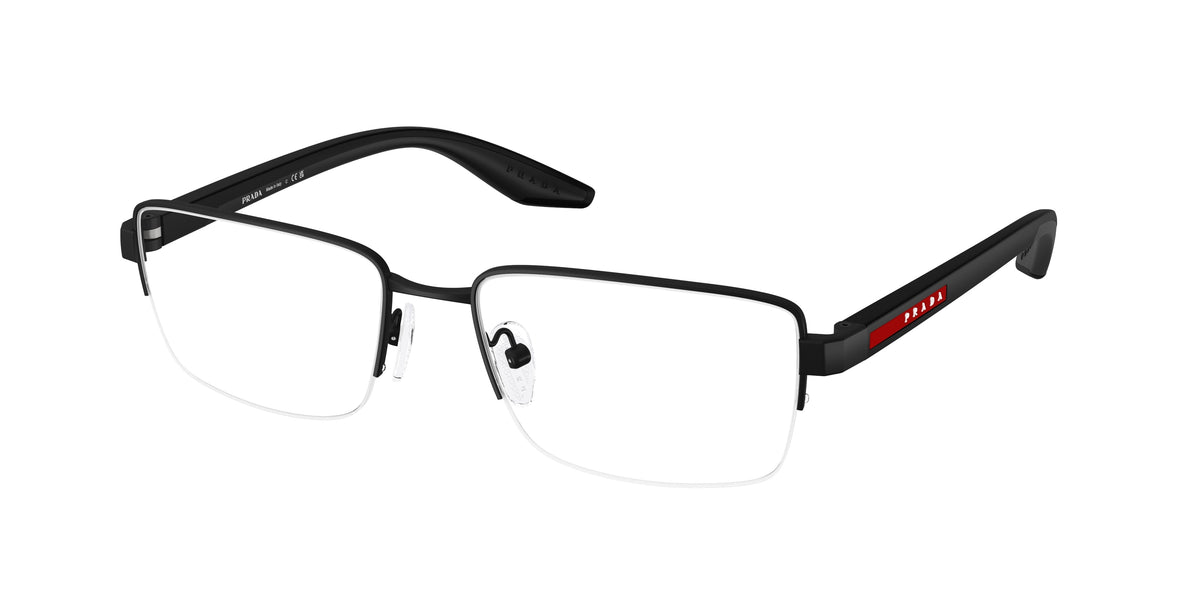 Prada Linea Rossa PS 51SV – Noir caoutchouté DG01O1