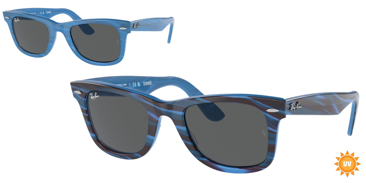 Ray-Ban 0RB2140 1409B1 – Photo bleu rayé