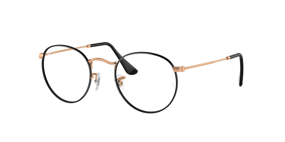 Ray-Ban 0RX3447V 3173 – Noir sur or rose