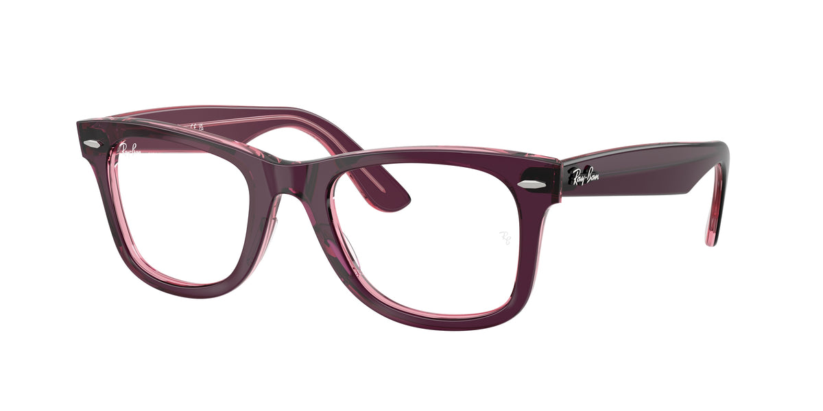 Ray-Ban 0RX4340V 8364 – Violet sur Transparent Rose