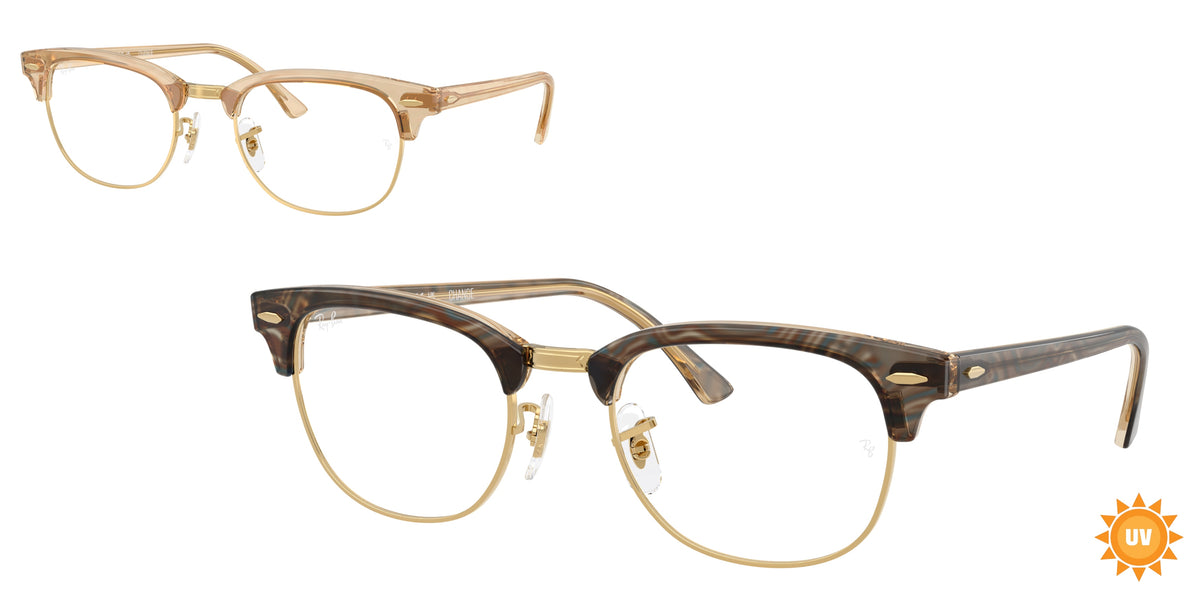 Ray-Ban 0RX5154 8294 – Photo ondulation marron