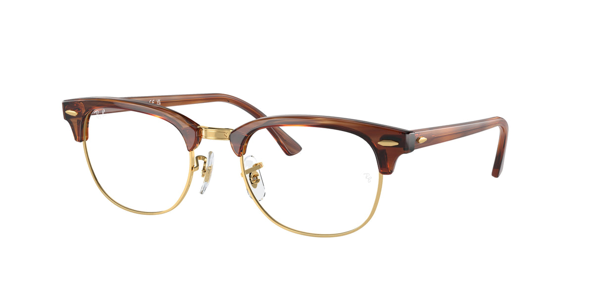 Ray-Ban 0RX5154 8375 – Rayé Marron