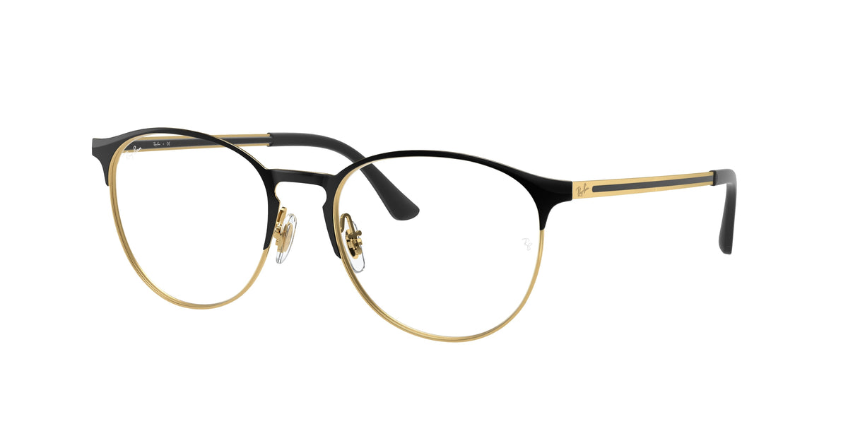 Ray-Ban 0RX6375 2890 – Noir sur Or