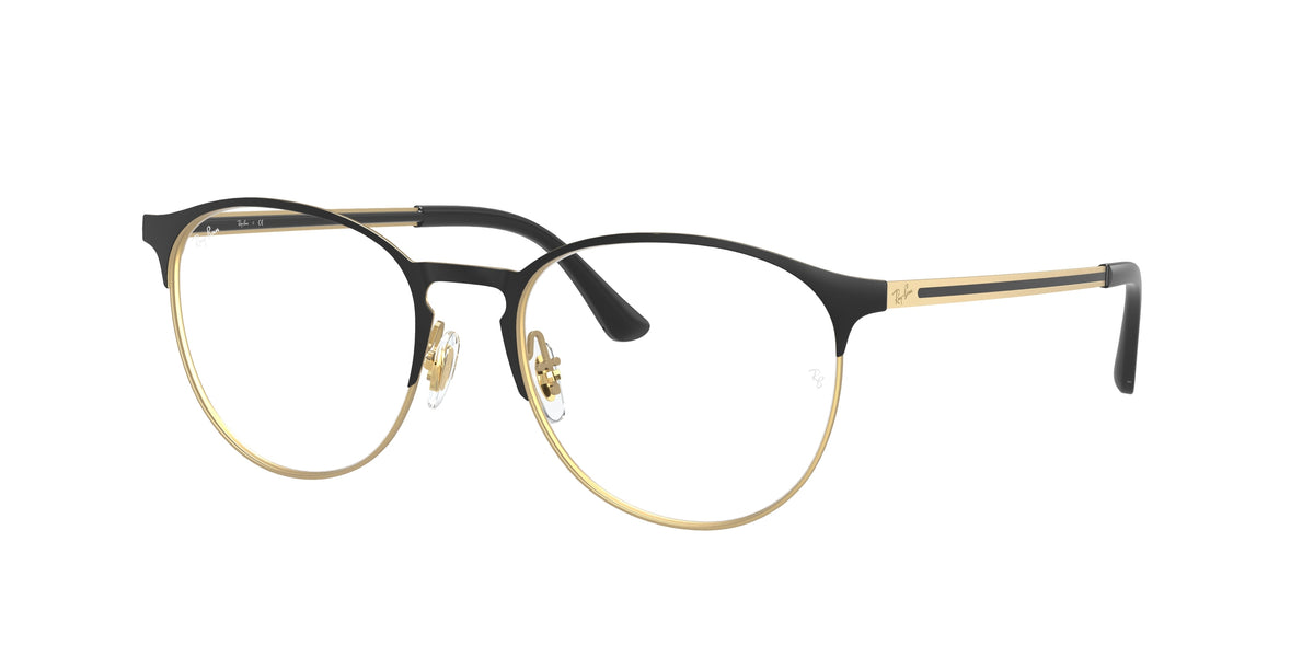 Ray-Ban 0RX6375 3051 – Noir sur Or