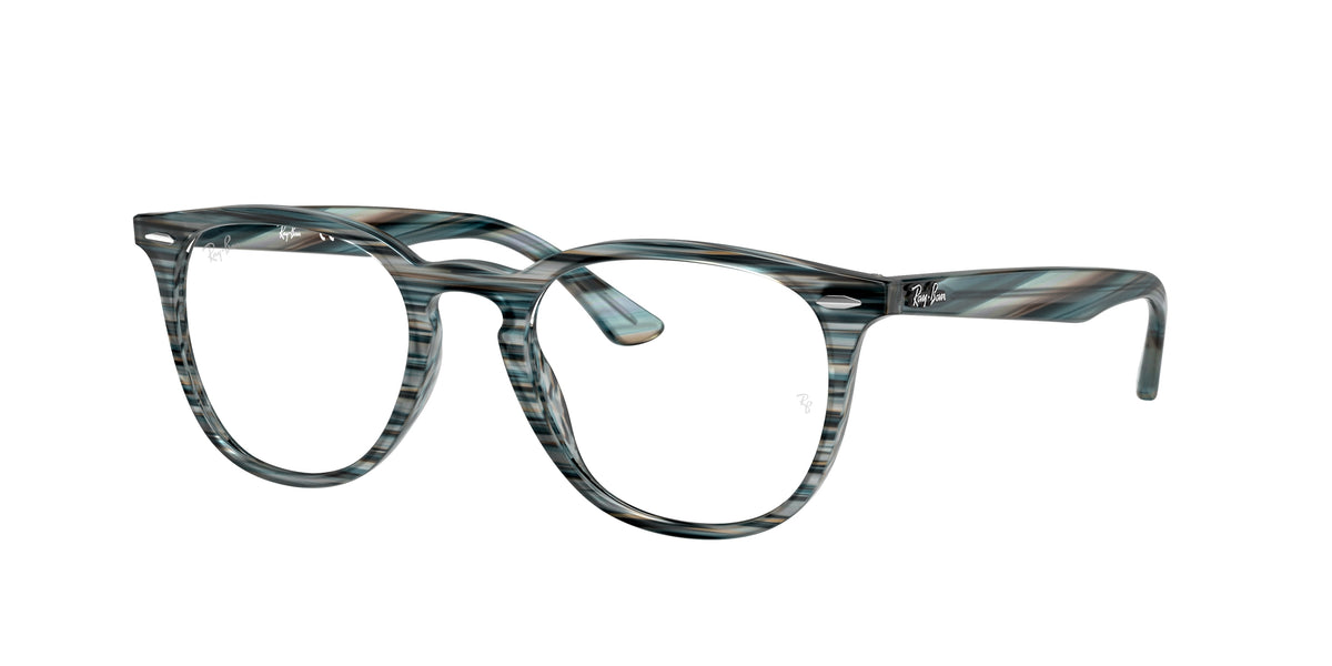 Ray-Ban RX7159 – Gris Rayé Bleu 5750