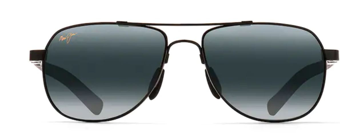 Lunettes de soleil Maui Jim Guardrails – coloris Noir brillant