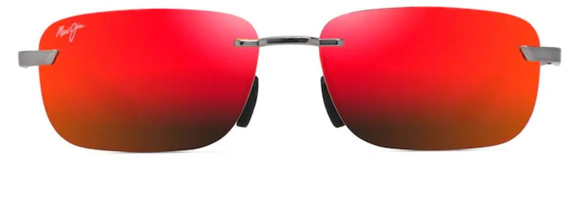 Lunettes de soleil Maui Jim Lanakila – coloris Ruthénium clair brillant