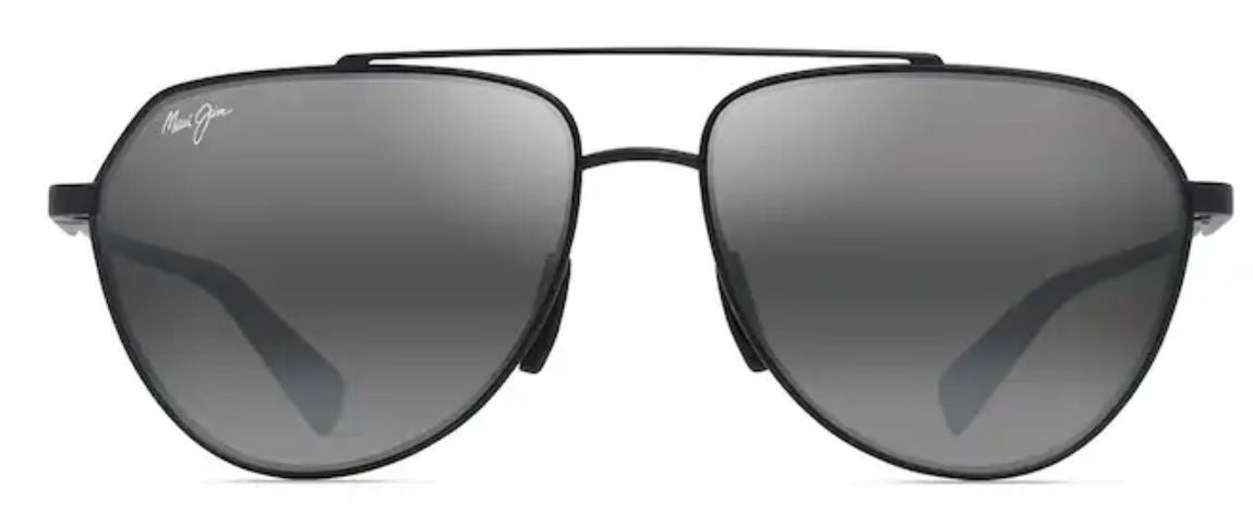 Lunettes de soleil Maui Jim Waiwai – coloris Noir mat et gris
