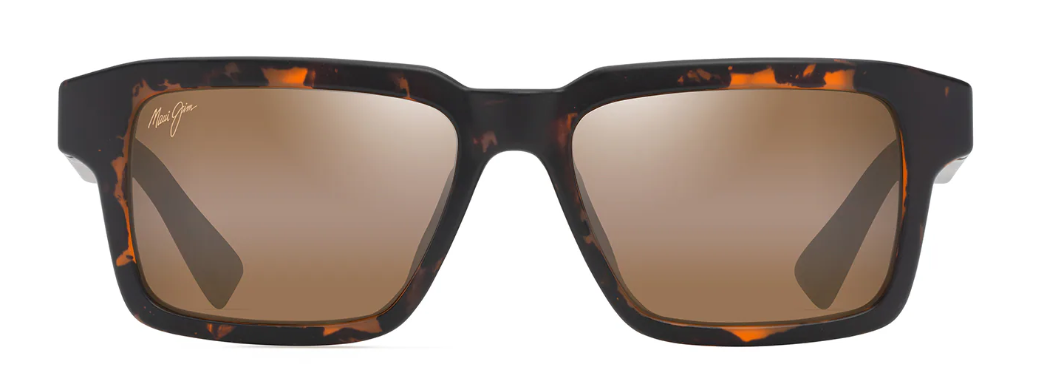 Lunettes de soleil Maui Jim Kahiko – coloris Havane foncé/mat
