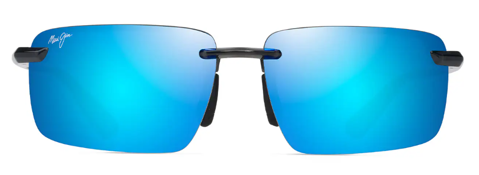 Lunettes de soleil Maui Jim Laulima – coloris Gris foncé transparent brillant