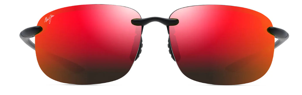 Lunettes de soleil Maui Jim Ho'okipa Xlarge – coloris Noir Mat