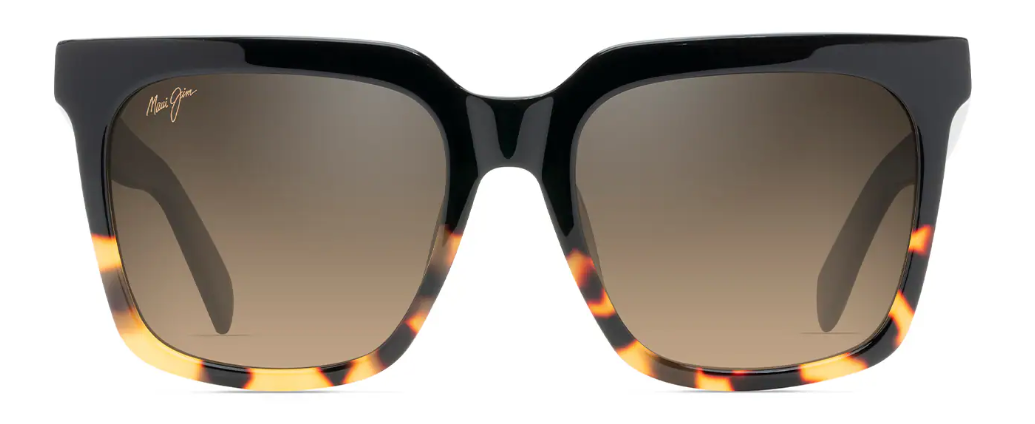Lunettes de soleil Maui Jim Rooftops – coloris Noir avec écaille