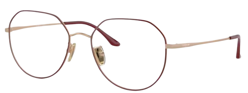 Lunettes Vogue Eyewear 0VO4301D Fuchsia supérieur or rose mat (5089) - FrenchOptic
