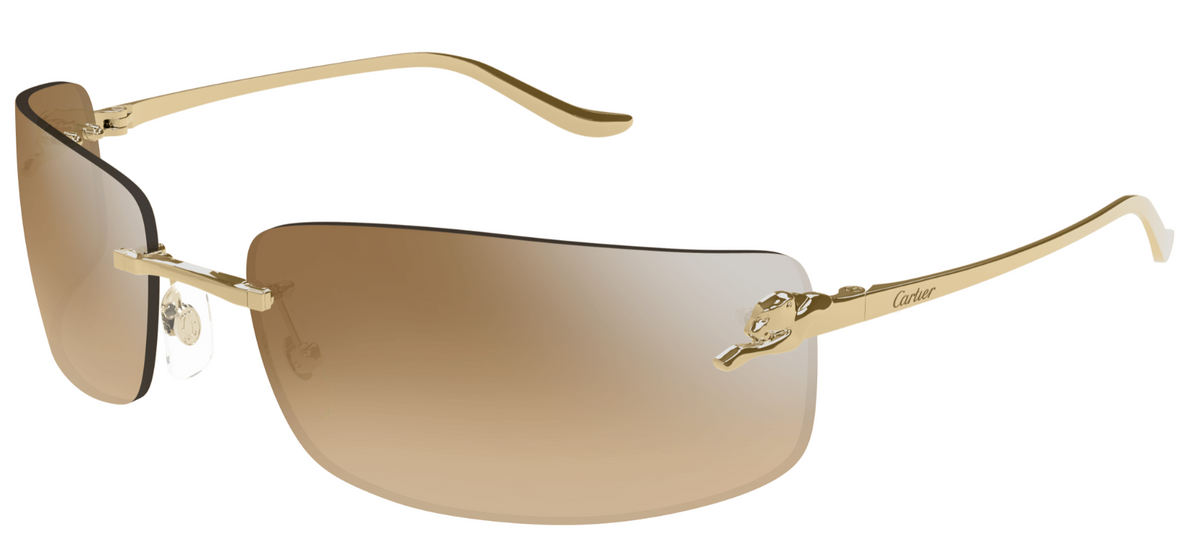 Lunettes de soleil Cartier Panthère CT0503S - Doré (004)