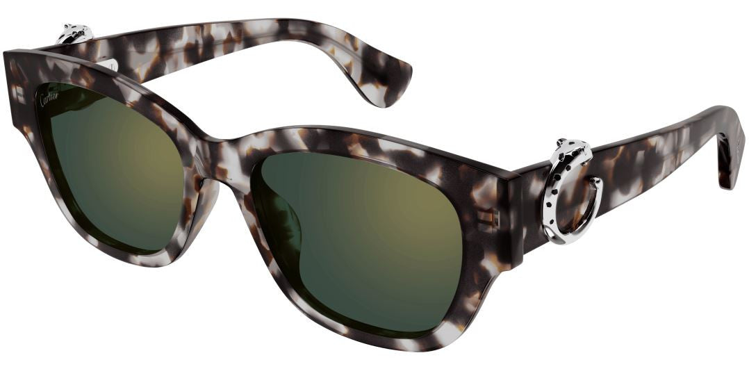 Lunettes de soleil Cartier Panthère CT0548SA - Ecaille (004)