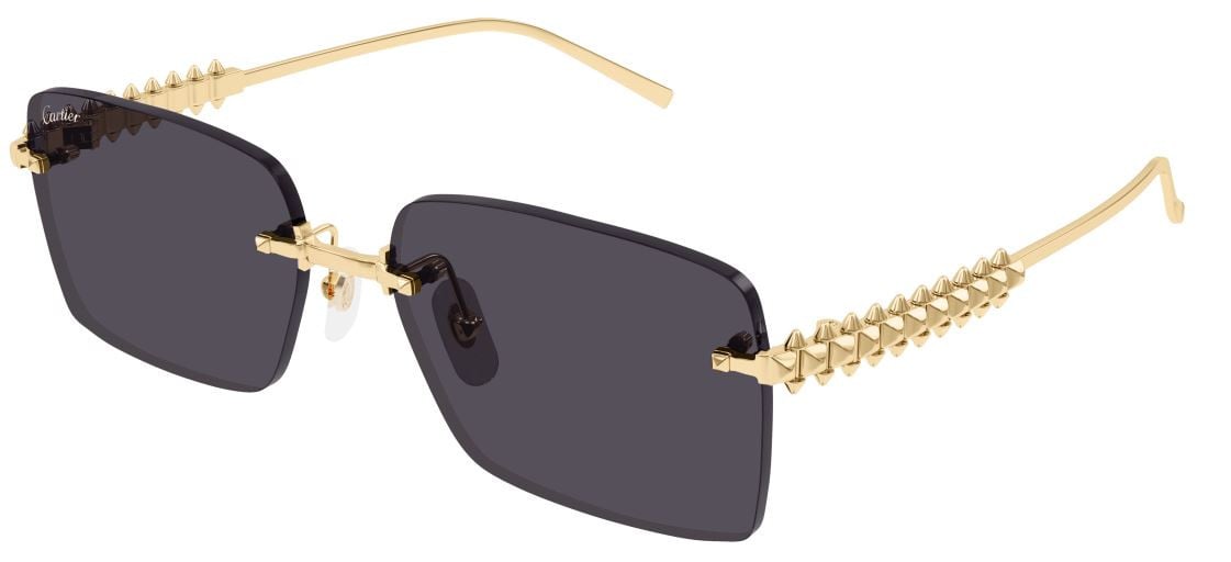 Lunettes de soleil Cartier Clash CT0545S - Doré (002)