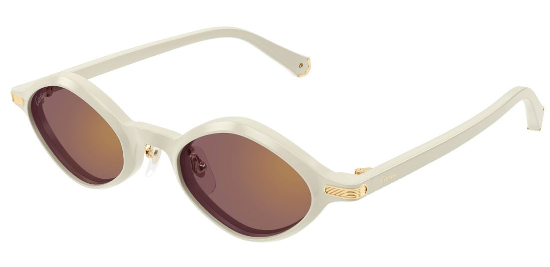 Lunettes de soleil Cartier Première CT0540S - Beige (005)