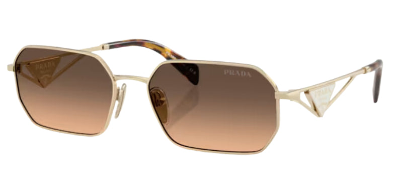 Lunettes de soleil Prada PR A51S - Or Pâle (ZVN50C)