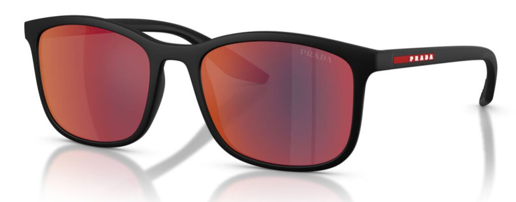 Lunettes de Soleil Prada Linea Rossa PS A08S - Noir mat (1BO08F)