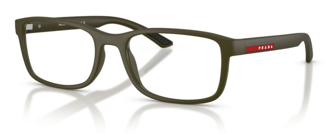 Lunettes de vue Prada Linea Rossa PS 06RV - Vert mat