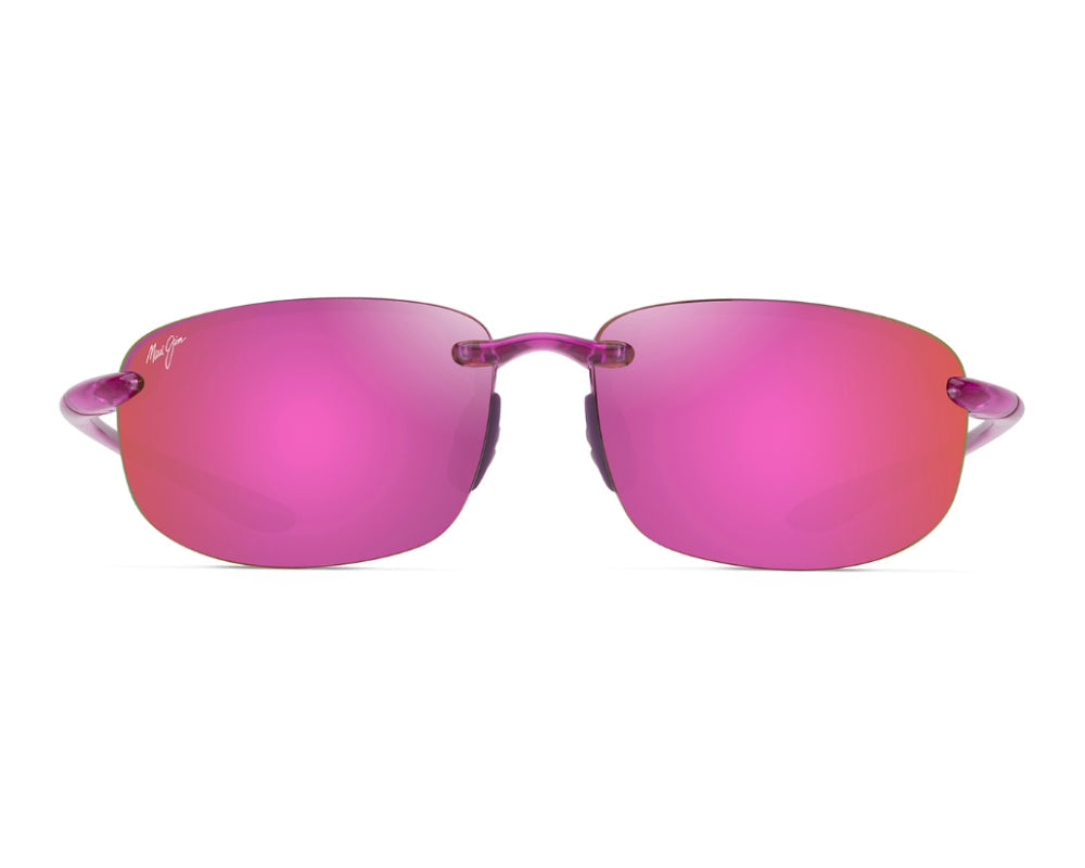 Lunettes de soleil Maui Jim Ho'okipa – coloris Épingle cyclamen transparente brillante (P407-09)