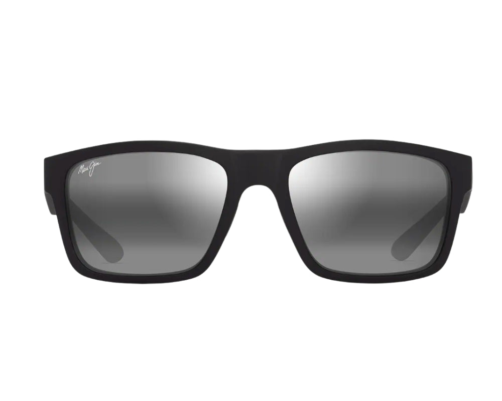 Lunettes de soleil Maui Jim The Flats – coloris Noir mat et gris