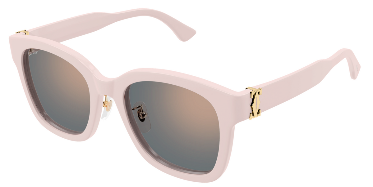 Lunettes de soleil Cartier Signature C CT0589SA - Rose (004)