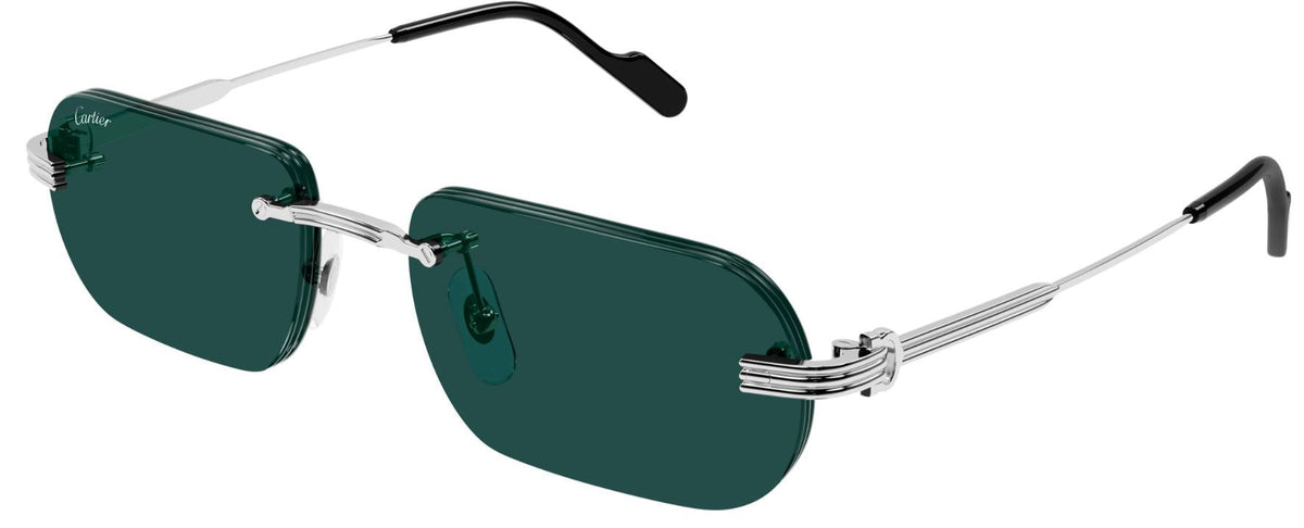 Lunettes de soleil Cartier Première CT0577S - Argent (002)