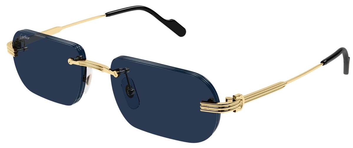 Lunettes de soleil Cartier Première CT0577S - Doré (003)