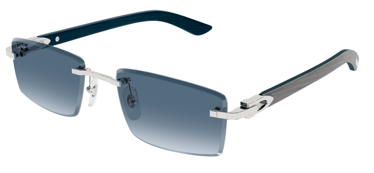 Lunettes de soleil Cartier Décor C CT0582S - Argent (004)