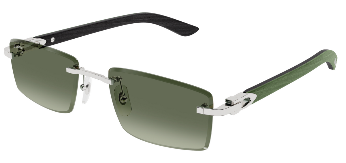 Lunettes de soleil Cartier Décor C CT0582S - Argent (005)