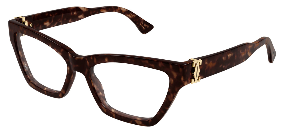 Lunettes de vue Cartier Signature C CT0590O - Ecaille (002)