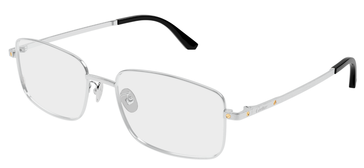 Lunettes de vue Cartier Santos CT0576OA - Argent (002)