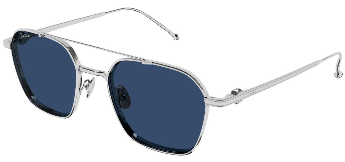Lunettes de soleil Cartier Exception CT0618S - Argent (002)