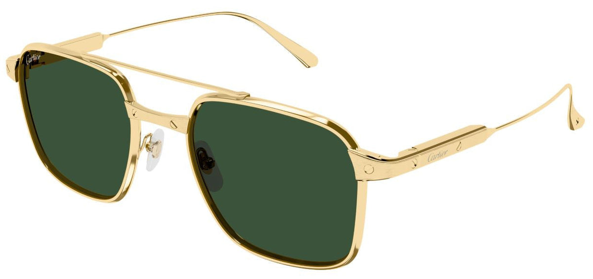 Lunettes de soleil Cartier Exception CT0610S - Doré (002)