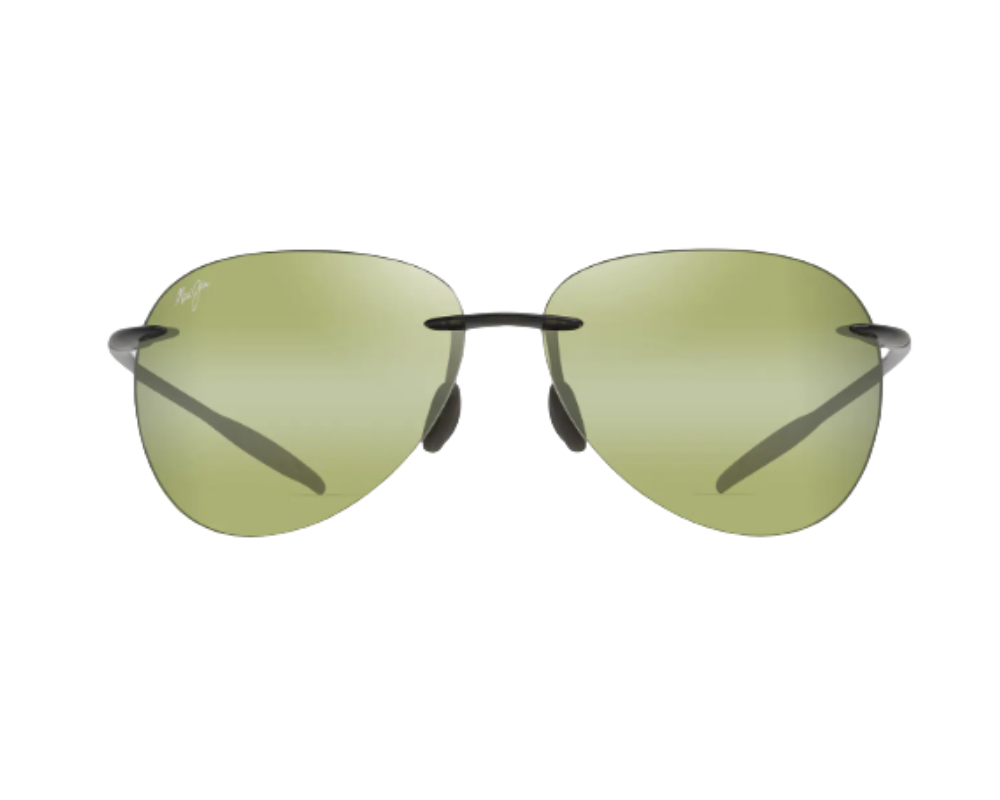 Lunettes de soleil Maui Jim Sugar Beach – coloris Vert kaki brillant et transparent (HT421-15)