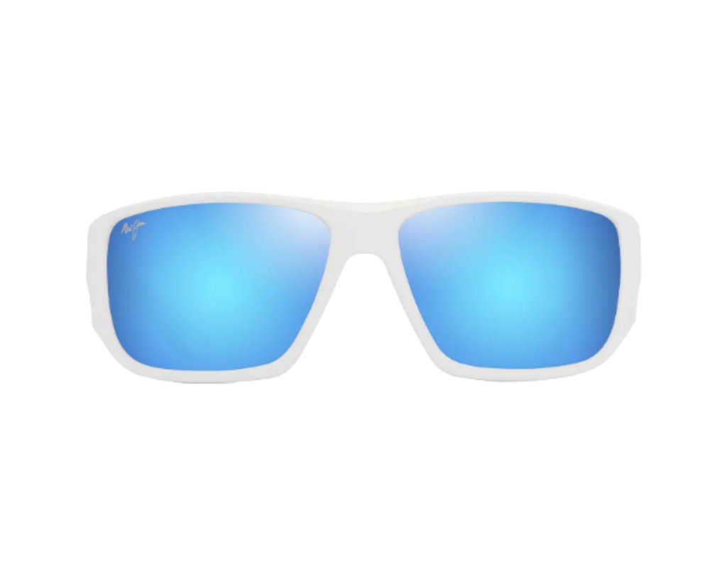 Lunettes de soleil Maui Jim Keha – coloris Blanc mat