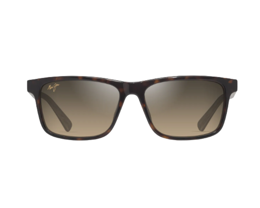 Lunettes de soleil Maui Jim Okina – coloris Havane foncé brillant
