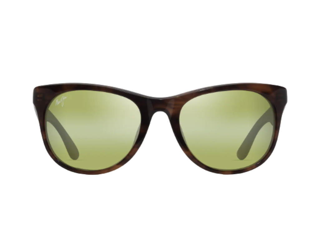 Lunettes de soleil Maui Jim Kōaniani Af – coloris Mélange brillant marron classique Havane