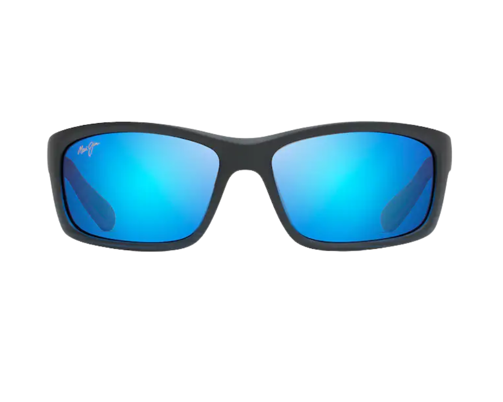 Lunettes de soleil Maui Jim Kanaio Coast – coloris Bleu noir mat translucide avec strie