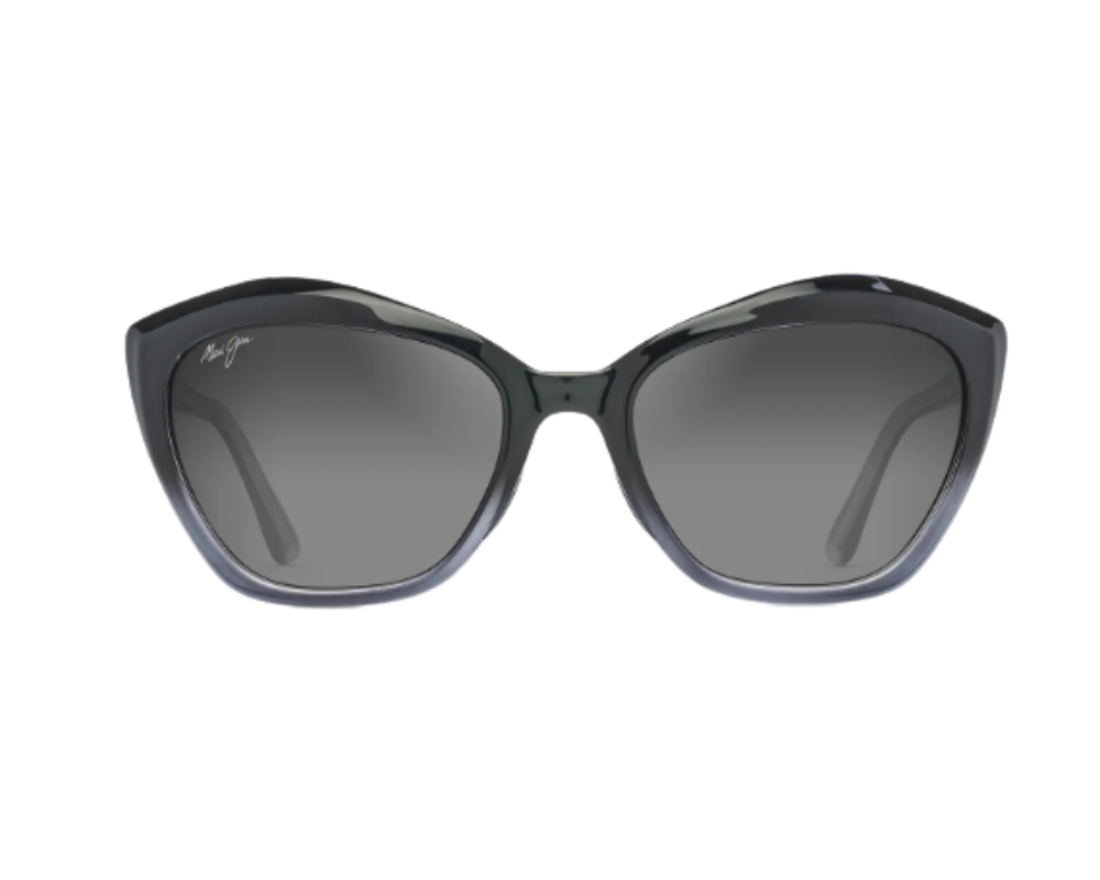 Lunettes de soleil Maui Jim Lotus – coloris Noir brillant dégradé