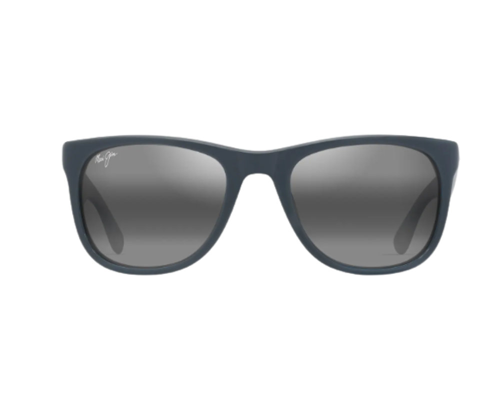Lunettes de soleil Maui Jim Kikonia – coloris Bleu grisâtre uni brillant